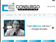 Tablet Screenshot of consurgoservices.org